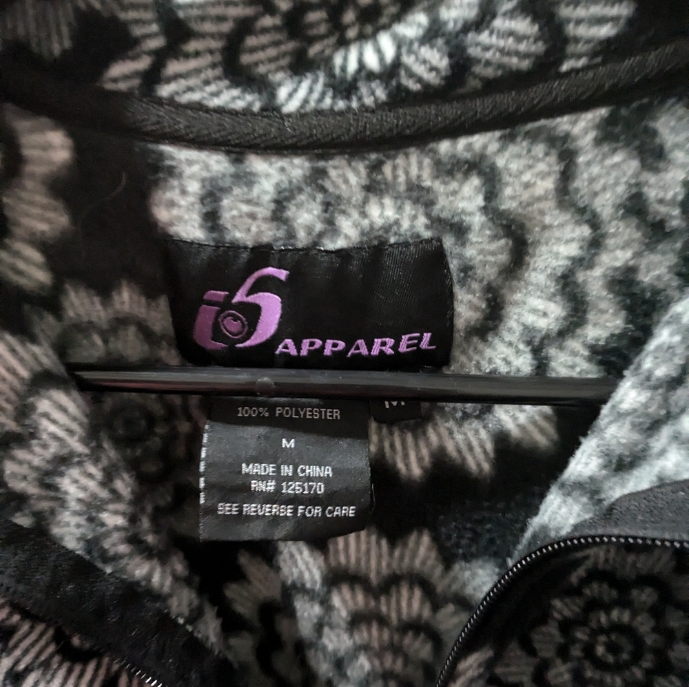 Floral Patterned Zip-Up Jacket - image 2